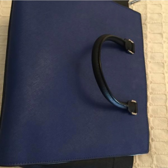 💙SOLD🖤Michael Kors Selma Cobalt Satchel - Picture 6 of 8